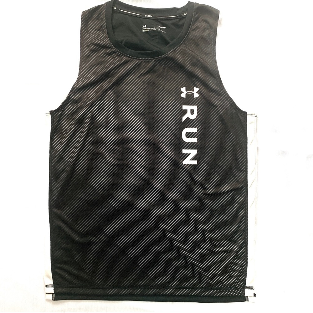 Black Under Armour Lightweight Runners Tank Top